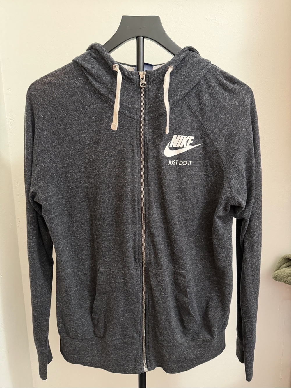Nike Women's Dark Charcoal Full-Zip Hoodie Jacket
